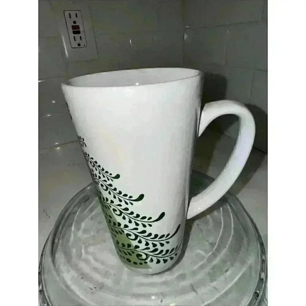 starbucks 2011 tall christmas tree mug. euc